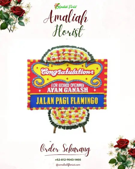 Sewa Papan Bunga Cangkring
